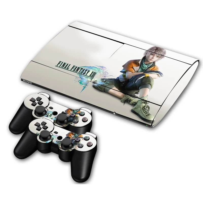 4 Наклейка для PS3 Slim Playstation 3 игровая консоль Skin Slim+ 2 шт скины для PS3 Slim контроллеры аксессуары - Цвет: 4