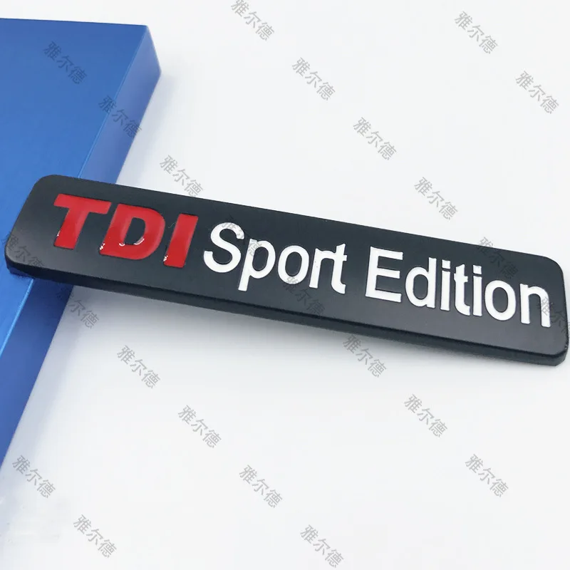 Металлическая Эмблема TDI SPORT EDITION для стайлинга автомобилей Volkswagen Golf POLO SANTANA t0кор