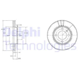

DELPHI BG2109 DISK ON GOLF.2.3-POLO.CLS