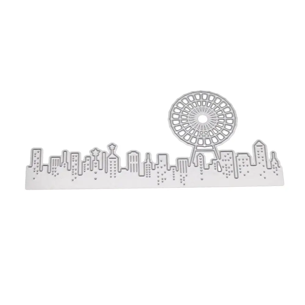 Город/колесо обозрения парк/фоновое Украшение DIY Скрапбукинг травления