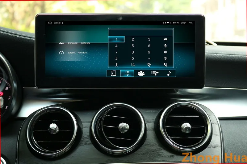 10,25 дюймовый автомобильный Android gps навигатор для Mercedes Benz GLC C Class W205- с мультимедийным bluetooth wifi сенсорным экраном