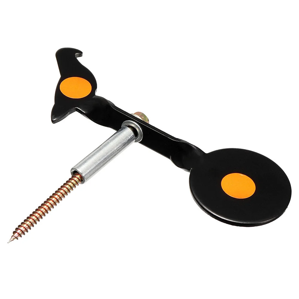 

Shooting Target Simplified Training Easy Install Plinking Metal Side Embed Gaming Bird Shaped Screwed Type Thin Portable Spinner