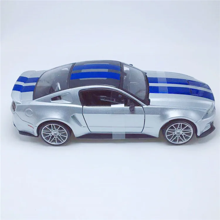 Изысканная 1:24 модель из сплава Mustang GT, модель спортивного автомобиля, коллекция премиум и gif