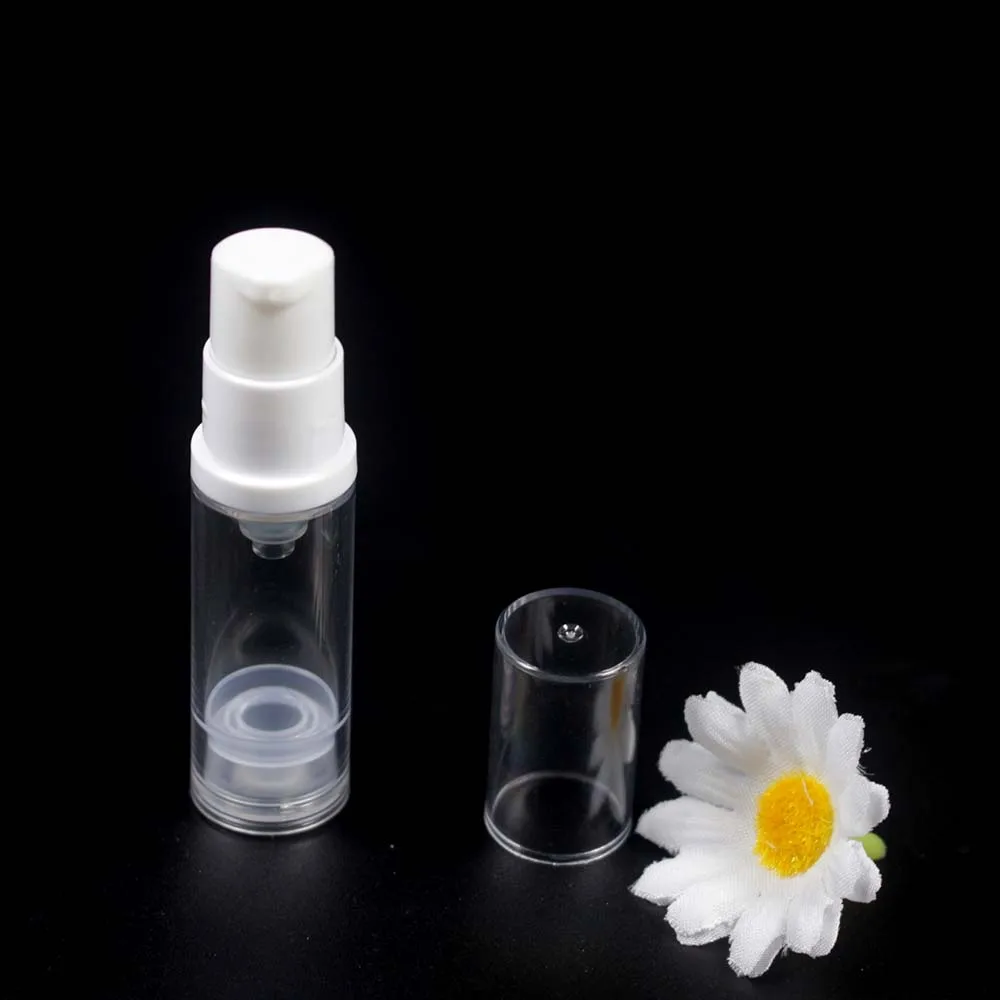 5ml mini transparency plastic lotion ,toner  bottle  with spray,pump,lotion pump