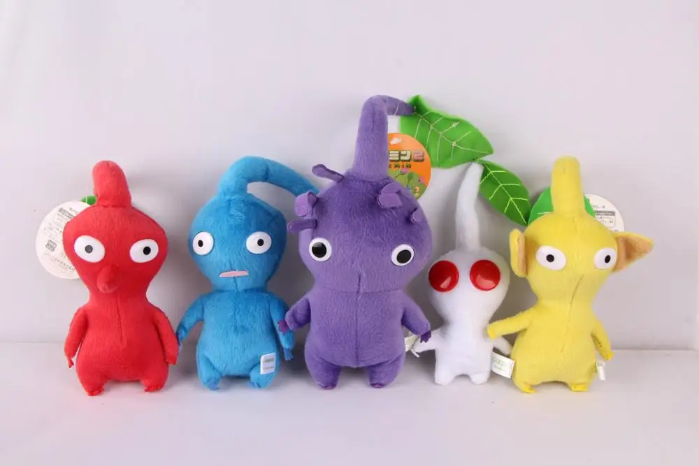 

New Pikmin Plush Toy Yellow Red Blue Flower Bud Leaf Lovely Gift For Kids