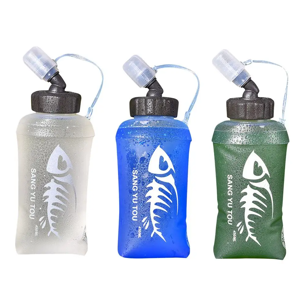 

Water Bottle Soft Water Bag TPU Collapsible Sports Kettle Running Hydration Pack Hydration Cup For Climbing Camping Hiking