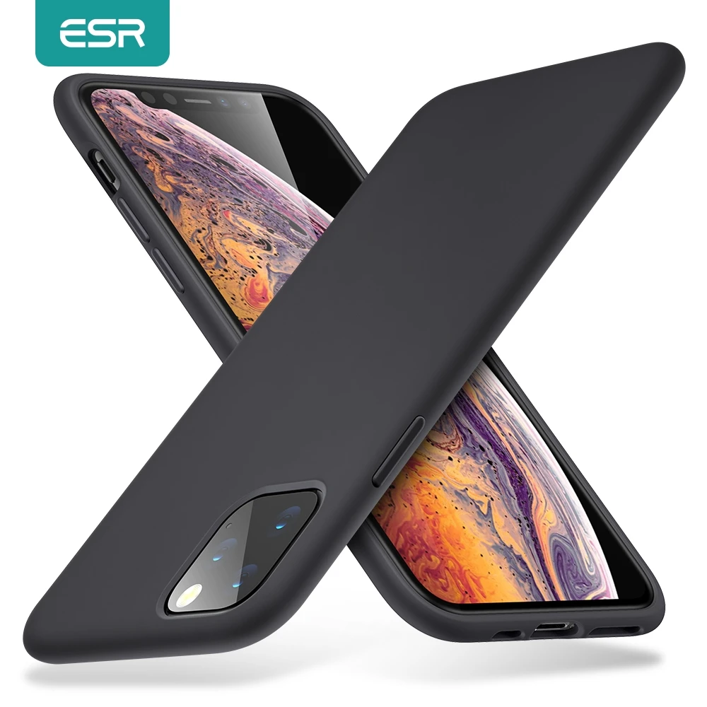 

ESR Soft Silicone Case for iPhone 11 Pro Luxury Pink Green Multicolor Rubber Cover Case for iPhone 11 Pro max Ultra Slim Funda
