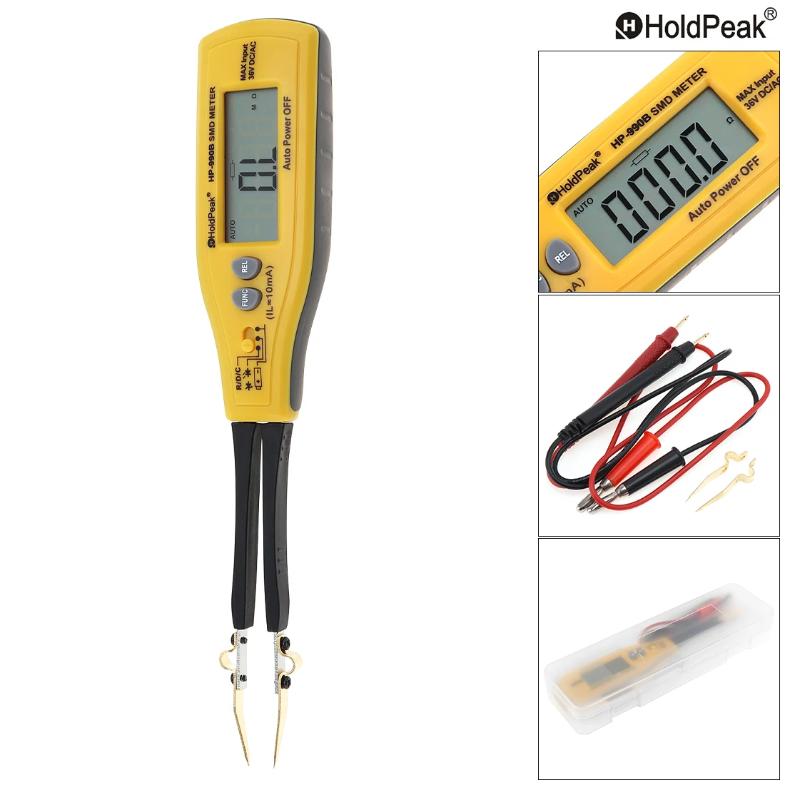 Универсальный умный Пинцет для поверхностного монтажа мультиметр с