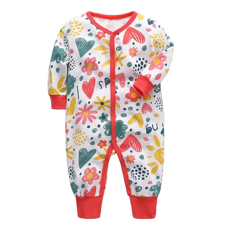 

Funny Newborn Baby Romper Infant Cotton Long Sleeve Boy Baby Letter Clothes Girl Print Suit Born Crawling Baby 0-24M New