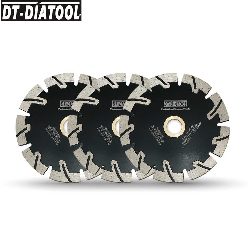 DT DIATOOL 1 шт. горячепрессованные глубокие зубья алмазные диски для циркулярной