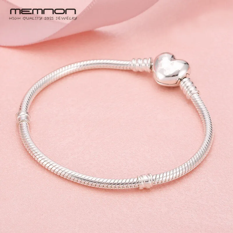 Memnon, 925 пробы, серебро,, 12, стильные цепочки, браслеты, браслеты для женщин, подходят для DIY, очаровательные бусины, Аутентичные, хорошее ювелирное изделие, подарок - Цвет камня: YL013