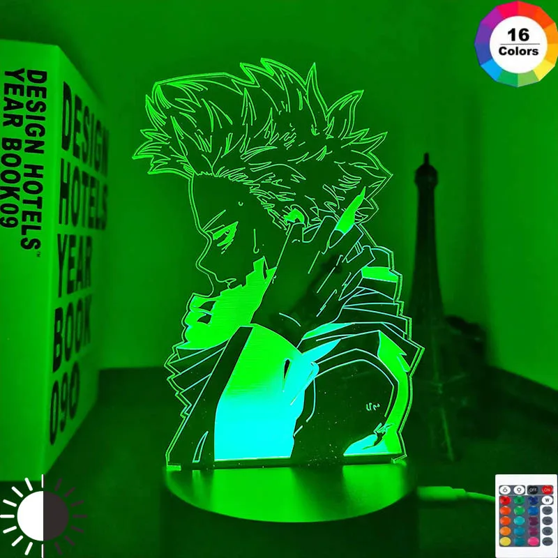 

Anime My Hero Academia Led Night Light Hitoshi Shinso Lamp for Bedroom Decor Birthday Gift Hitoshi Light My Hero Academia Gadget