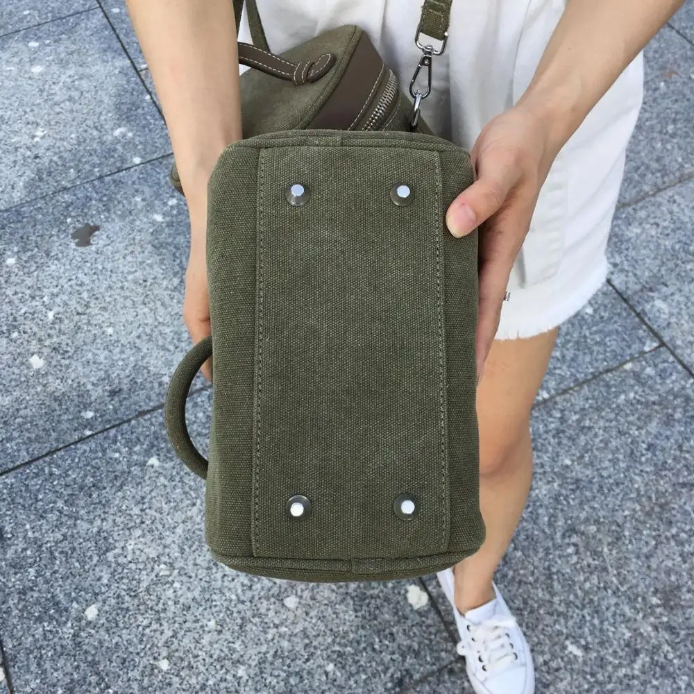 Модные мужские и женские круглые вещевой мешок армейские сапоги толстая