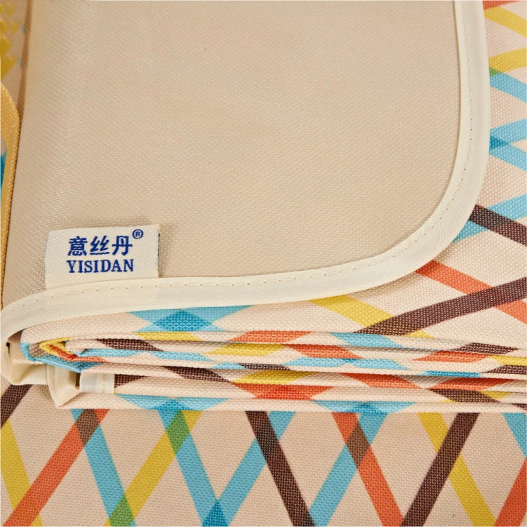 Коврик для пикника водонепроницаемый складной плед из ткани Оксфорд отдыха на