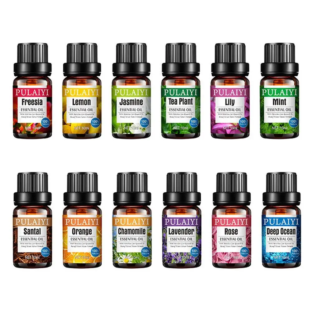 Чистые натуральные эфирные масла для ароматерапии диффузоры лаванда эвкалипт