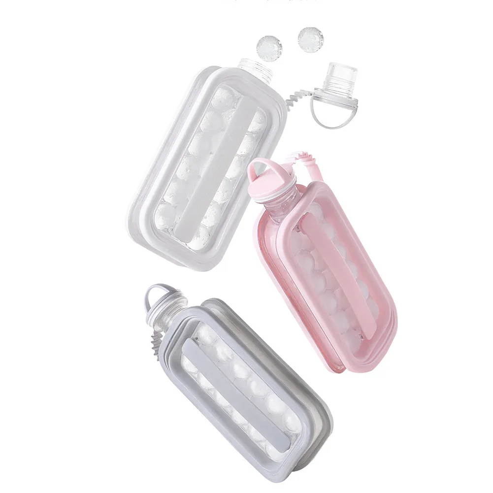 

Ice Ball Maker 2 In 1 Portable Creative Ice Kettle Cubic Container Ice Cube Round Tray Mold DIY Iattice Kettle Bar Kitchen Tool