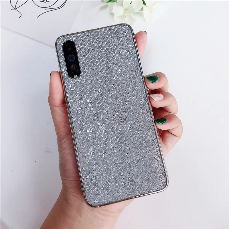 Мягкий пластиковый чехол с блестками чехол для samsung Galaxy A30 A50 A70 S10E S10 S9 S8 плюс S7 край A3 A5 J3 J4 J5 J6 J7 A6 A8 плюс A7 крышка