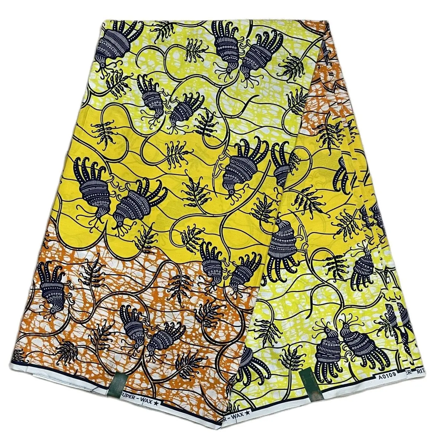 Ткань из мягкого хлопка с Африканским воском принты 2021 Гана Анкара воск супер