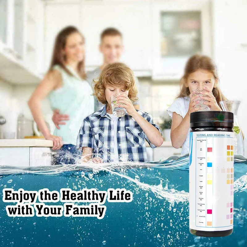 

14-in-1 Drinking Water Test Kit Water Quality Test for Well and Tap Water 50/100pcs TY53