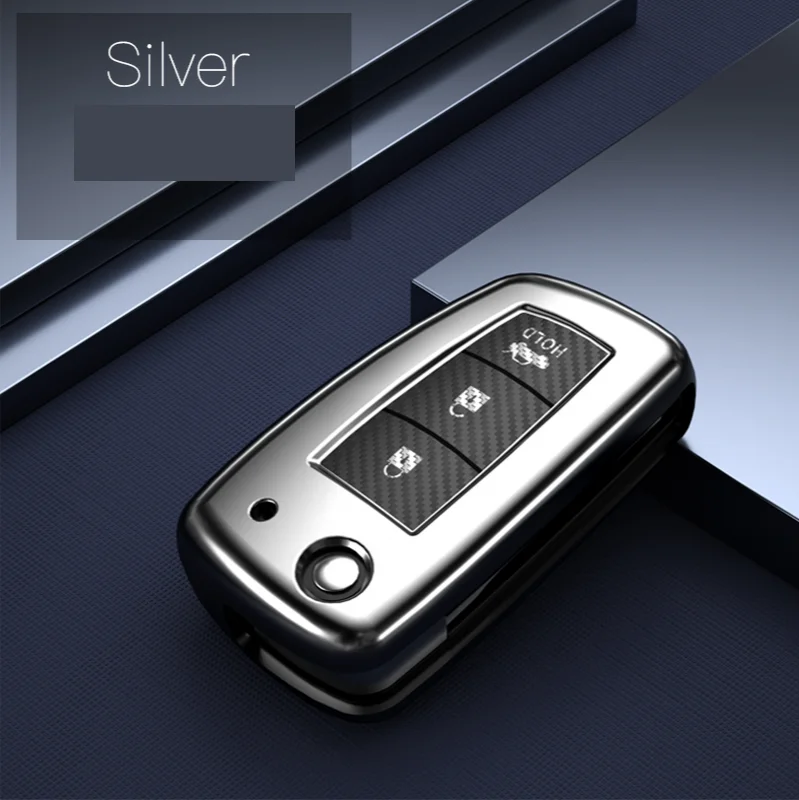 Автомобильный Брелок дистанционного управления с ключом из углеродного волокна