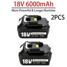 Литий-ионный аккумулятор 18 в, 6,0 А ч, для электроинструмента Makita, BL1840, BL1850, BL1830, BL1860B, LXT400, DC18RC, CE