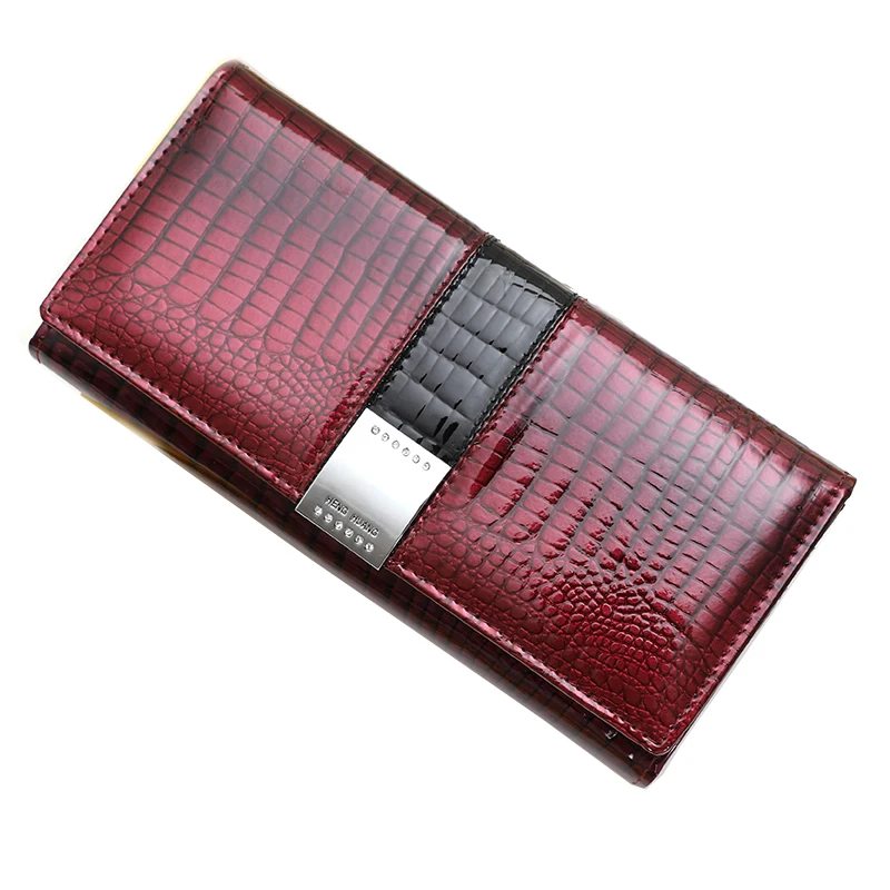 

Genuine Leather Wallet Women Luxury Designer Women Wallets Genuine Leather Coin Purse Long Womens Leather Wallets
