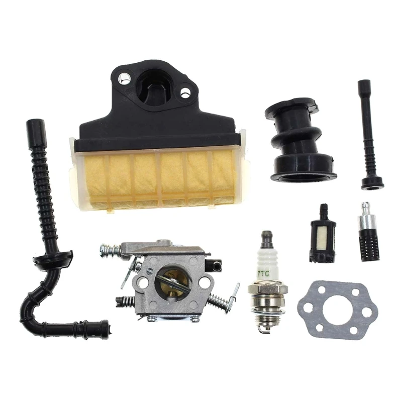 

Carburetor for Stihl 021 023 025 MS210 MS230 MS250 Chainsaw Carb with 1123 160 1650 Air Filter Ignition Coil Fuel Line Tune HX6C