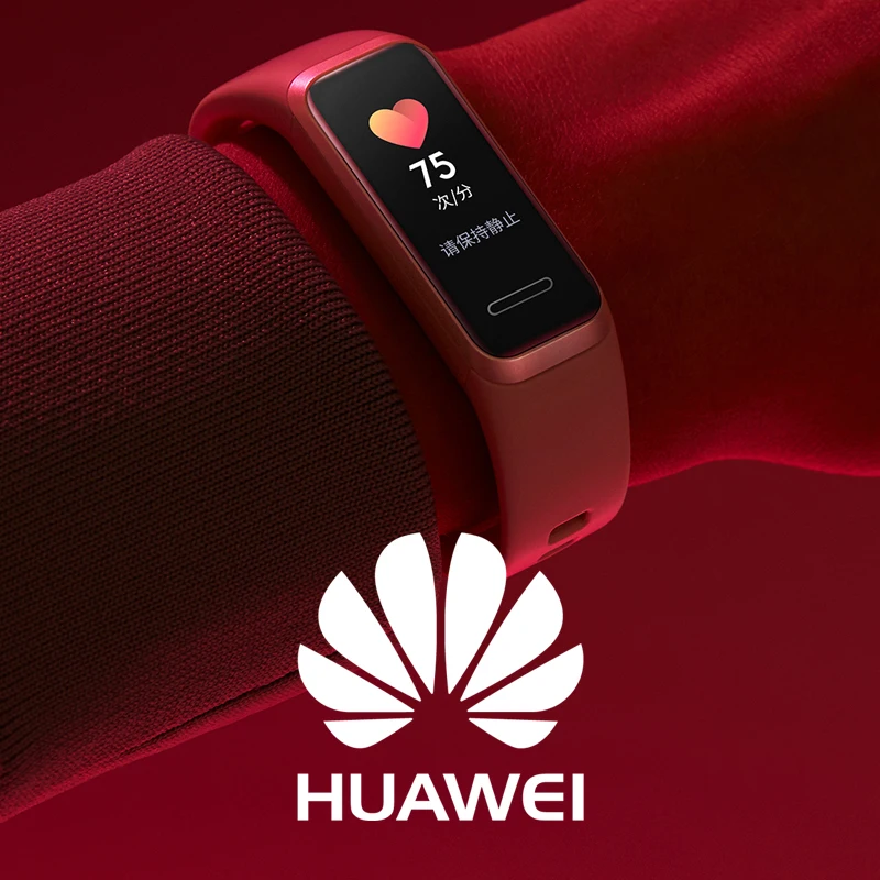 Оригинальные Смарт-часы Huawei Band 4 Pro GPS Amoled 0 95 дюйма металлический материал