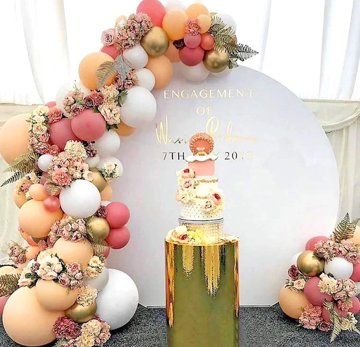 

105 Pcs DIY Retro Dusty Pink Balloon Garland Arch Kit Birthday Party Wedding Bridal Baby Shower Decoration Macaron Balloons