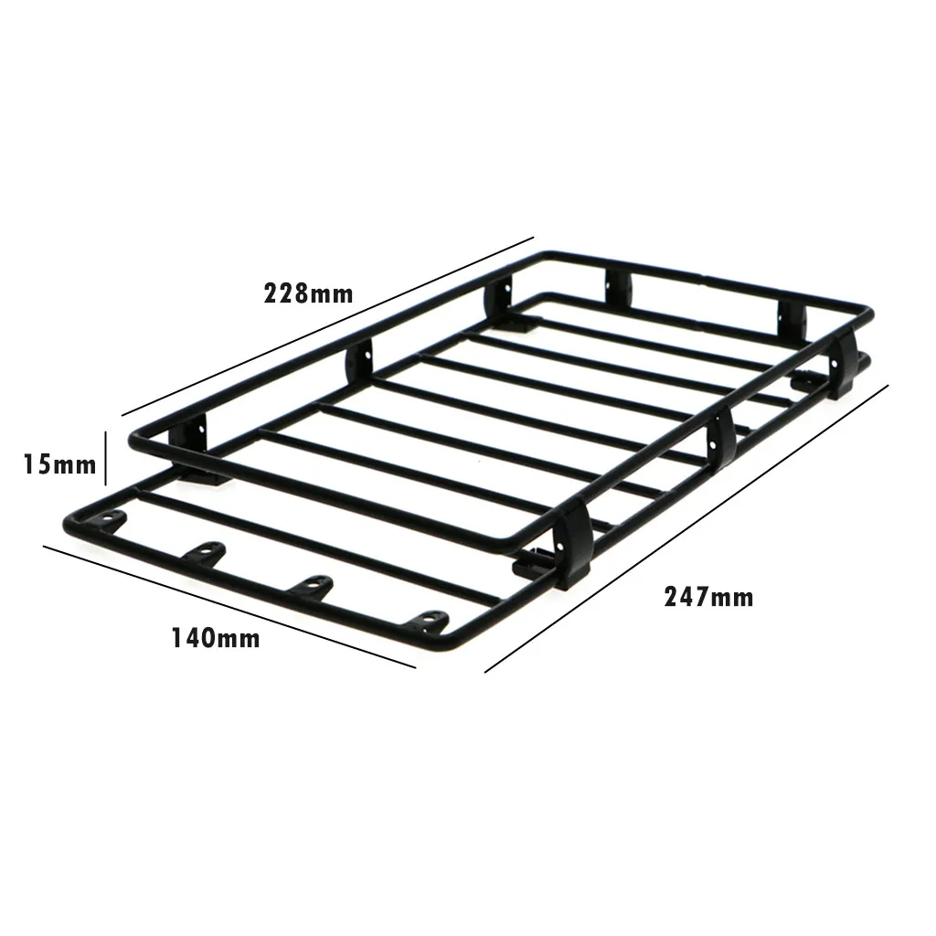 Remote control car accessories Metal Roof Luggage Rack Carrier Part For 1/10 LC80 CRUISER RC Crawler Car Body Z | Игрушки и хобби