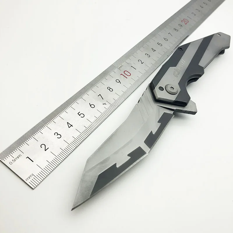 

SR B468C 3Cr13 Steel Blade Steel Handle Folding Knife Outdoor Camping Survival Tactical Utility EDC Rescue EDC Portable Knives