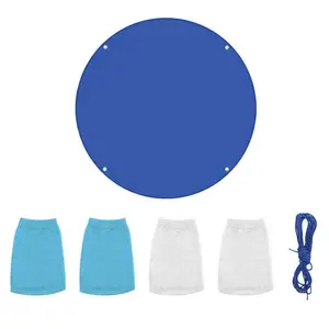 Round Pool Cover Tarpaulin Solar Swimming Pool Protection Cover Heat Insulation Waterproof Film Indoor Outdoor Pool Accessories