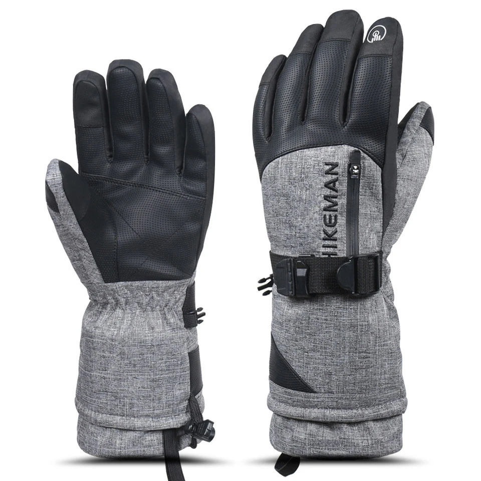 

Ski Gloves Waterproof Gloves with Touchscreen Function Snowboard Heated Gloves Warm Snowmobile Snow Gloves Men Women