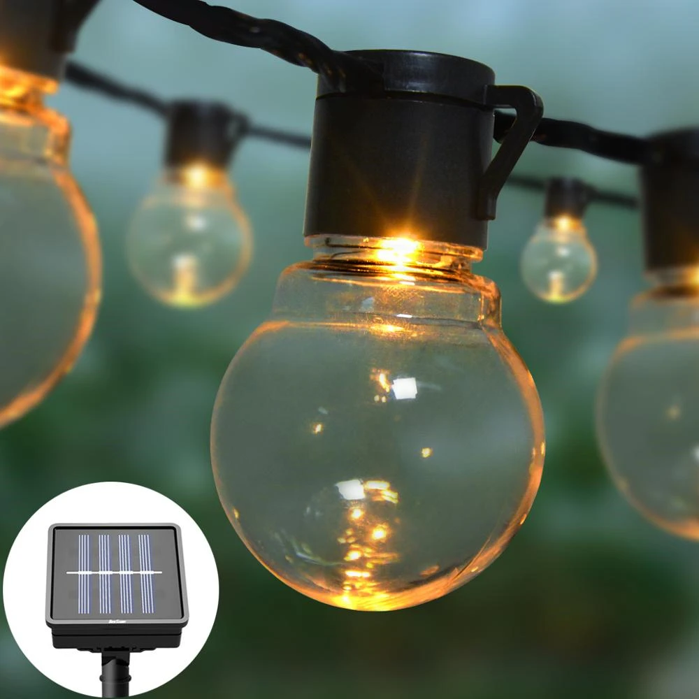 

Solar Bulbs For The Garden Patio Street Garland Solar String Light As Christmas Decoration Lamp For Home Indoor Holiday Lighting