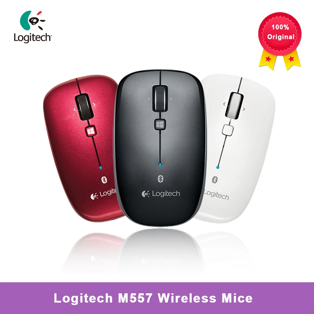 Logitech M557 Bluetooth 2 4 ГГц Беспроводной игровой Мышь с оптическая эргономичная мышь 1000