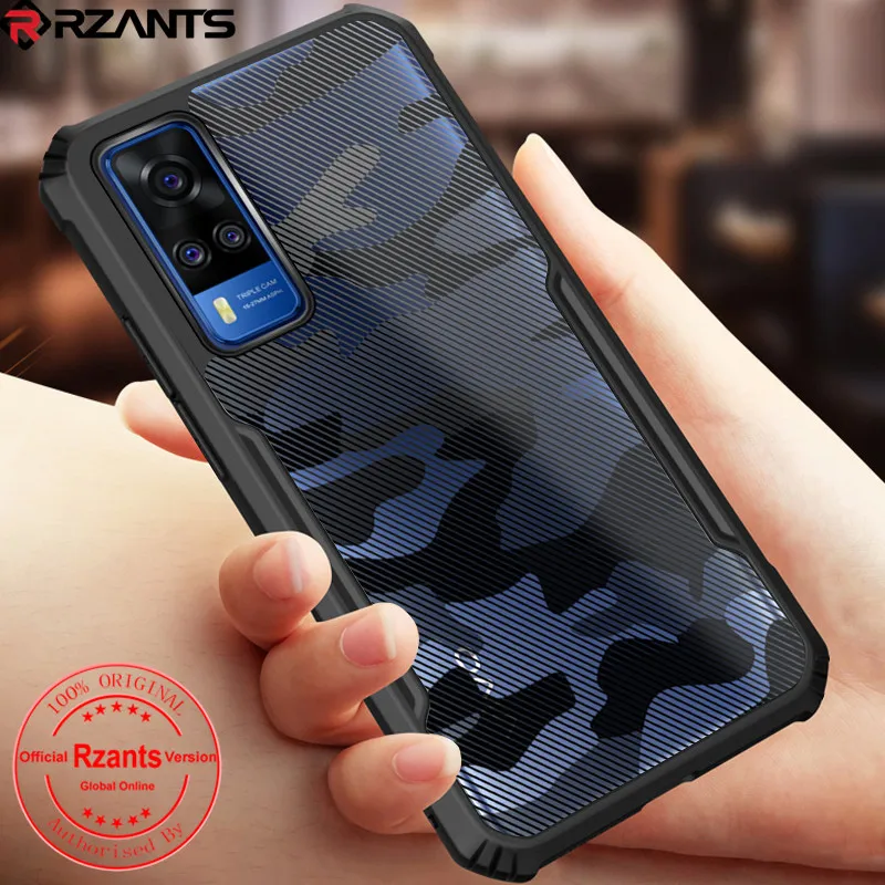 

Rzants For Vivo Y51 Y17 Y15 Y12 Y11 Y20 Y20i Y20s Y12s Y19 U3 Case Hard Camouflage Cover Slim Crystal Clear Clear Phone Casing