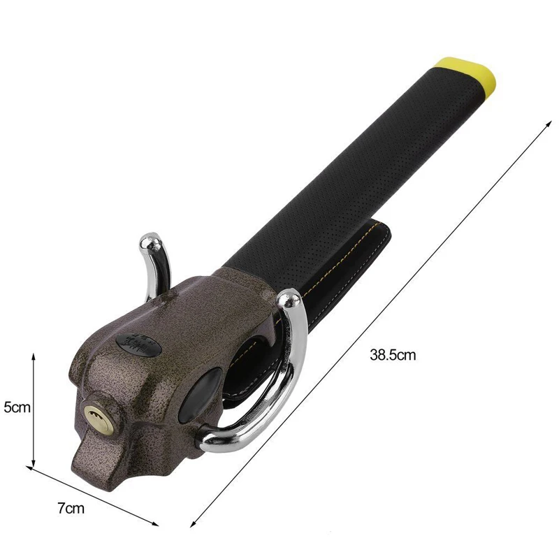 Замок на рулевое колесо автомобиля универсальный Противоугонный замок с 3