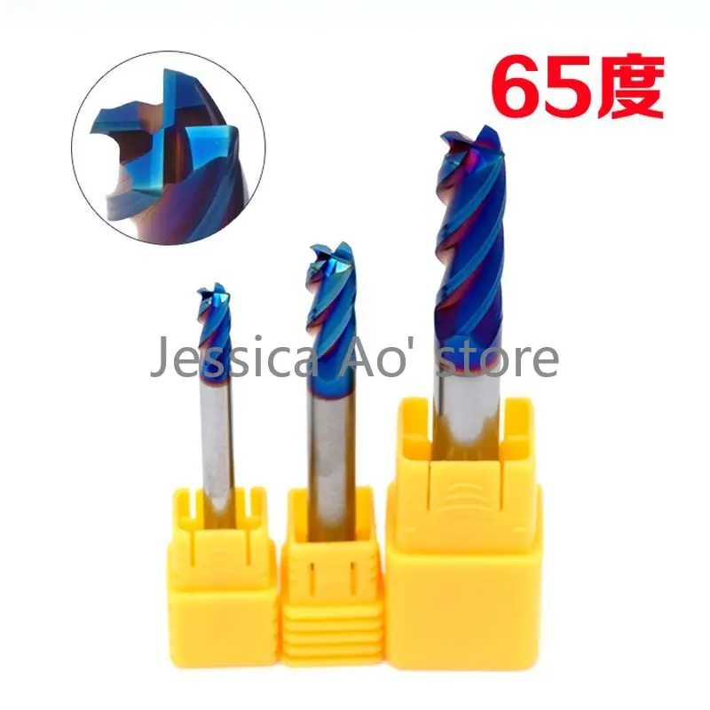 HRC65 Для закругления уголков концевых фрез удлиненный Круглый нос Вольфрам Сталь