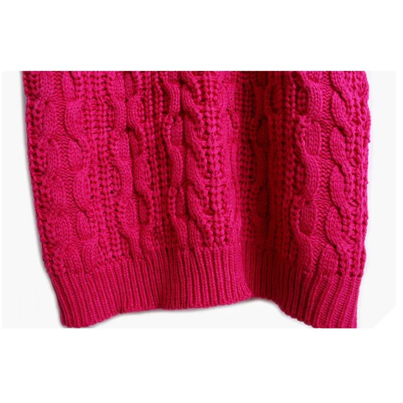 

IEQJ Knit Dress Womens Loose Long Length Solid Lazy Casual Thick Full Sleeve Round Collar 2021 New Spring Autumn Fashion XA144