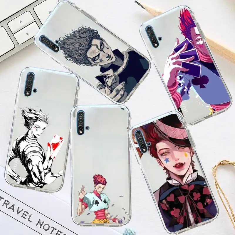 

Hisoka Anime Hunter X hunter Phone Case Transparent for Huawei honor P mate Y 20 30 40 10 8 5 6 7 9 i x c pro lite prime smart