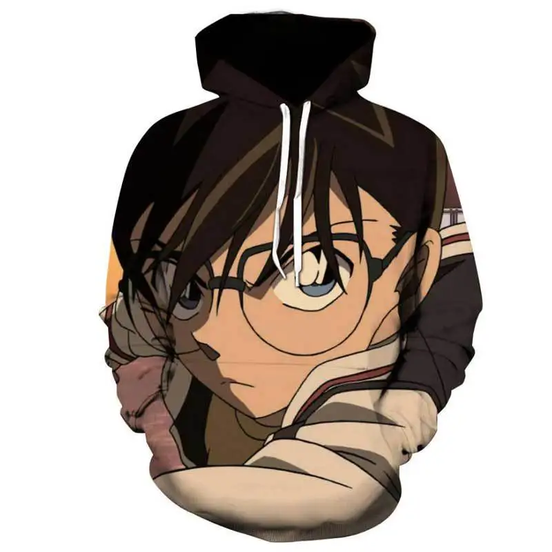 

Аниме толстовки в стиле детектива Конана 3D печать для мужчин/Женская обувь на каждый день, модная толстовка с капюшоном в стиле «хип-хоп» Ст...