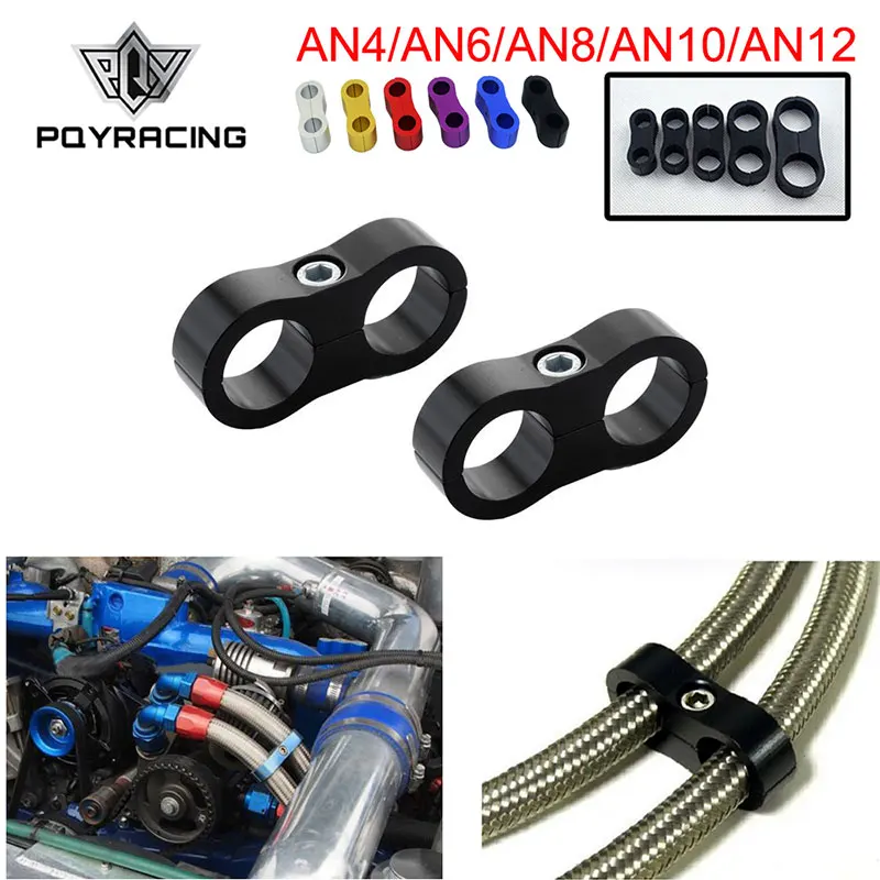 

1Pcs Universal AN4 AN6 AN8 AN10 AN12 Billet Oil Fuel Water Hose Tube Seprator