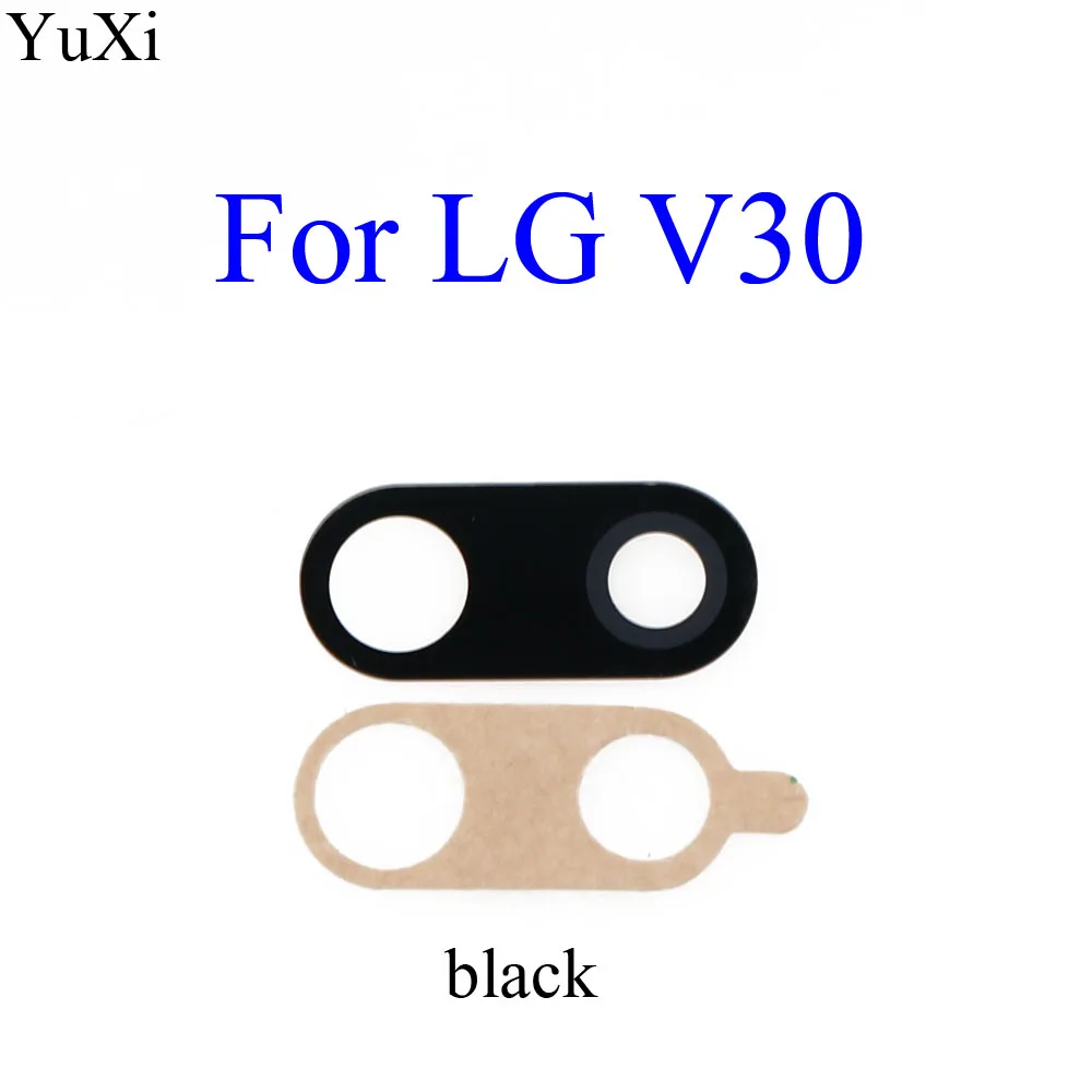YuXi 1 компл./лот задняя камера объектив стекло для LG V30 H930 H933 с 3 м клейкая наклейка