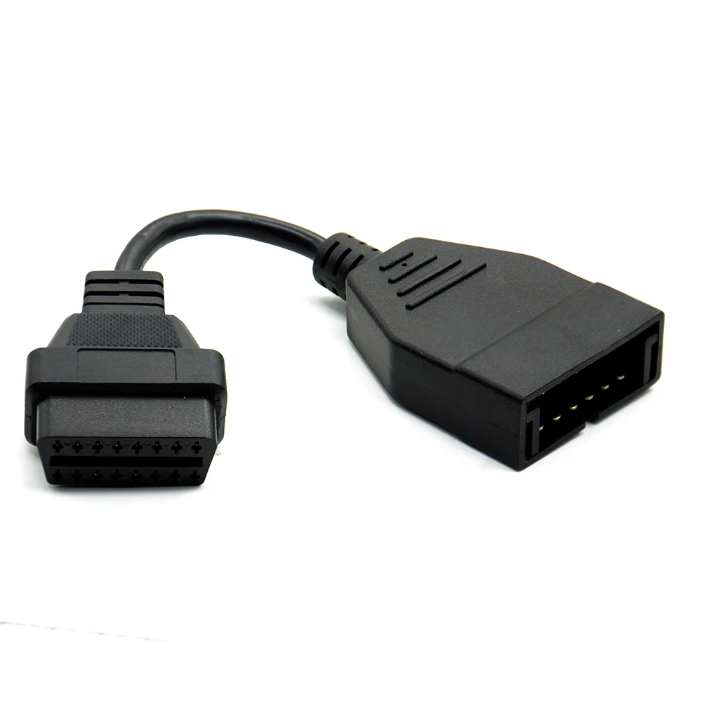 2021 Новый 1 шт. OBD2 кабель 12 Pin OBD 2 разъем адаптера Авто диагностический инструмент