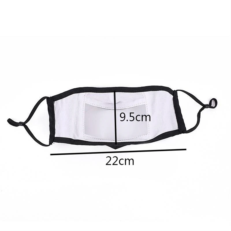 маска для лица фурри страйкбола Маска губ глухих и бесшумных прозрачная модная