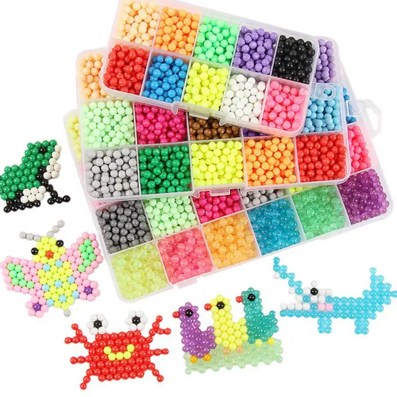 DIY Развивающие головоломки Аква липкие бусины спрей детские игрушки Подарочный костюм