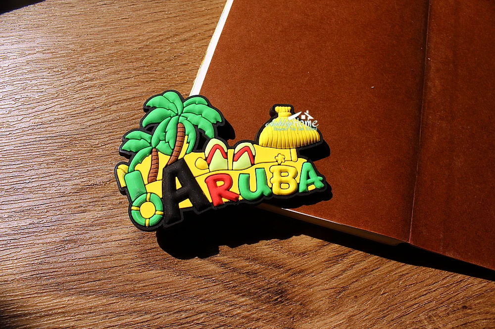 Туристический сувенир ARUBA из Карибского моря 3D резиновая модель идея