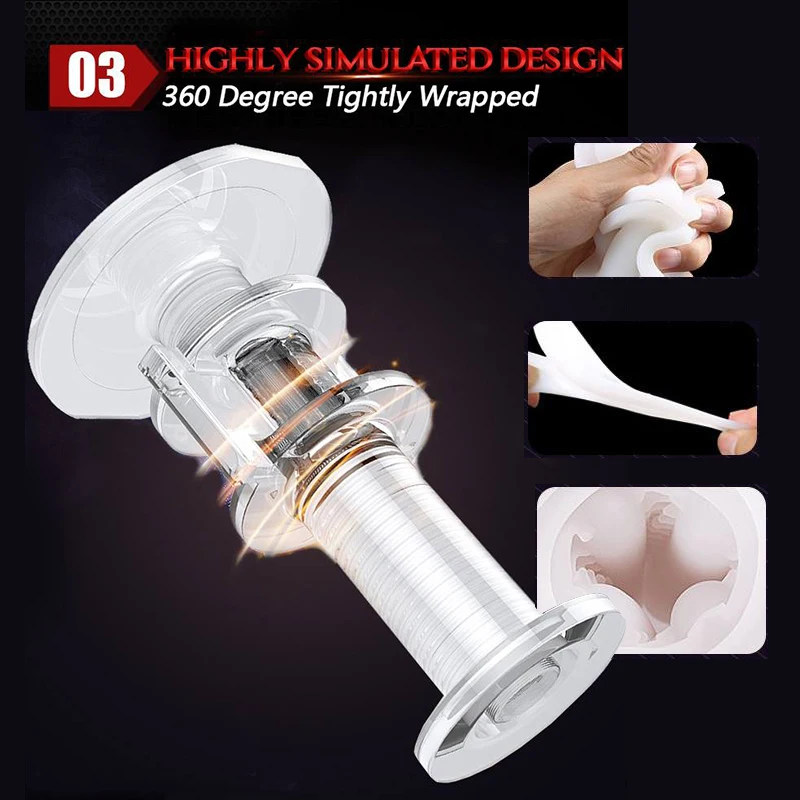 Электрический поршень Мужской мастурбатор голосовое взаимодействие нагрев