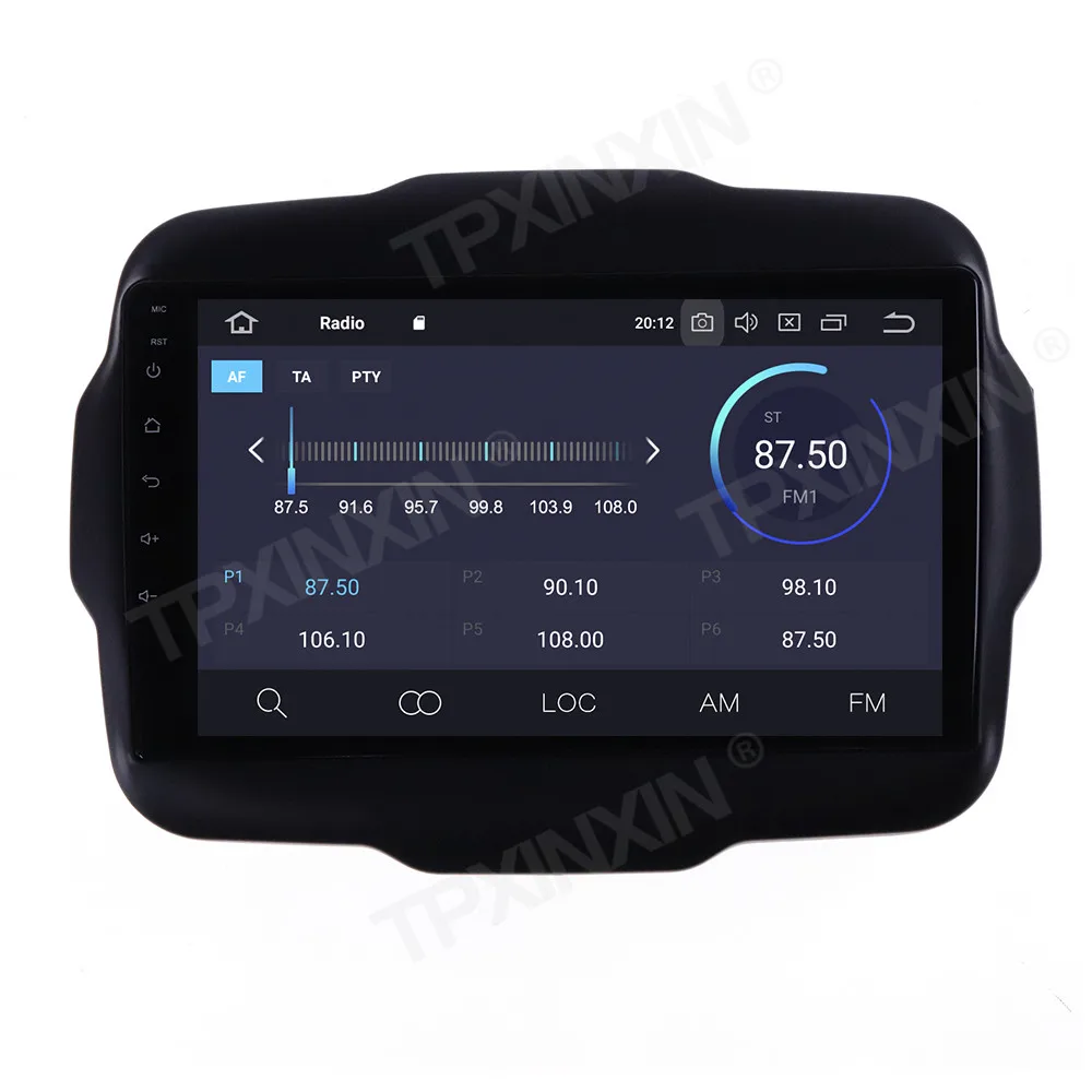 

6+128G ndroid 10.0 DSP For Jeep Renegade 2014-2018 Car GPS Navigation Radio Player Car Multimedia Player Head Unit Tape Recorder