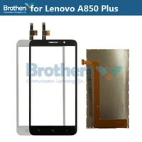 1Set For Lenovo A850 Plus A850  A850Plus LCD Display Touch Dcreen Digitizer LCD Screen Original Phone Parts Replacement Test